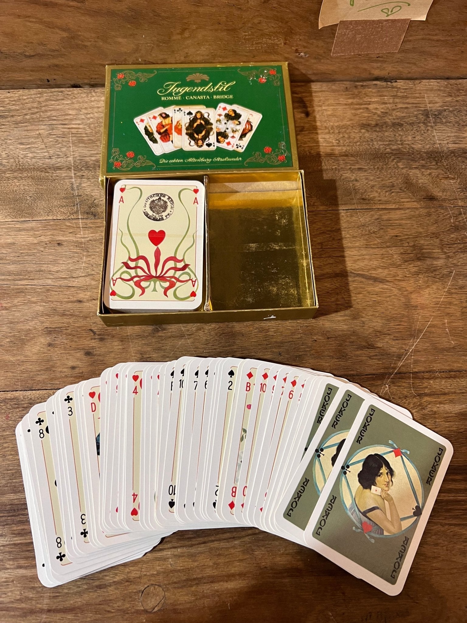 Jugendstil Playing Cards 
