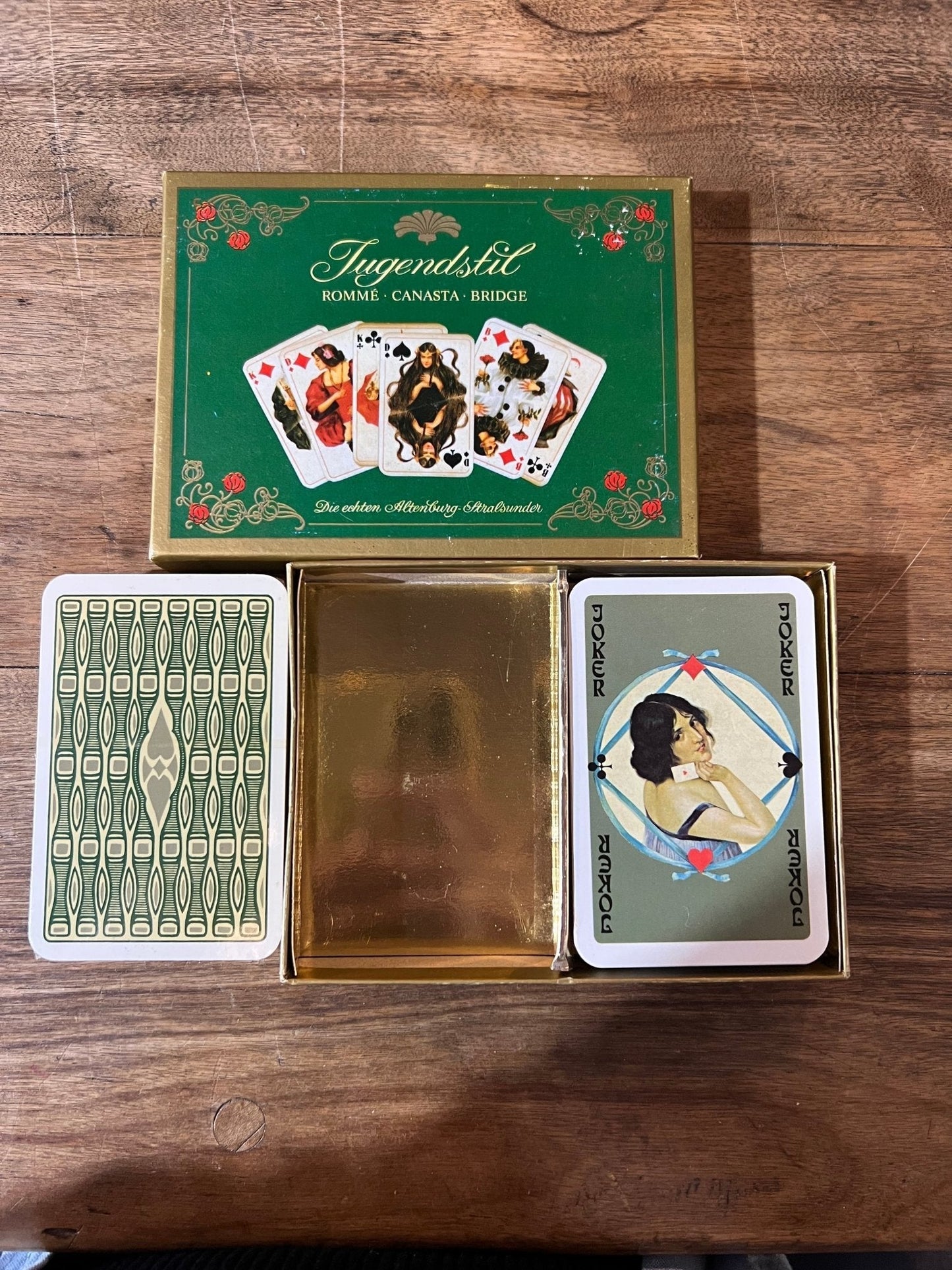 Jugendstil Playing Cards 