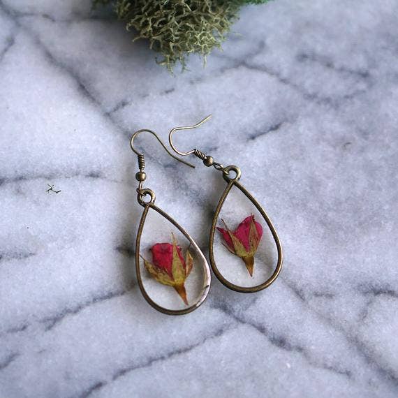 June Birth Flower Earrings - The Mustard Seed Collection, The Seed
