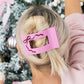Just Add a Bow | Large | Flat Rectangle Hair Clip
