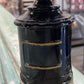 JV Co. Inc Black Amethyst Agate Glass Apothecary Jars Orloff Bergamot