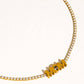 Kace 18K Gold Non-Tarnish CZ Mom Pendant Necklace: Yellow Gold - The Mustard Seed Collection, The Seed
