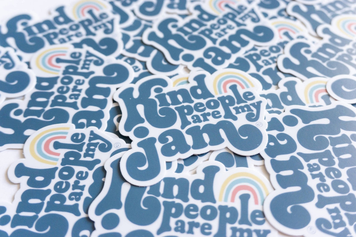 Kind people are my jam sticker - The Mustard Seed Collection, The Seed