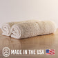 Kitchen Towels 2 Pack: Slate Blue/Natural - The Mustard Seed Collection, The Seed