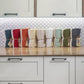 Kitchen Towels 2 Pack: Slate Blue/Natural - The Mustard Seed Collection, The Seed