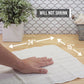 Kitchen Towels 2 Pack: Slate Blue/Natural - The Mustard Seed Collection, The Seed