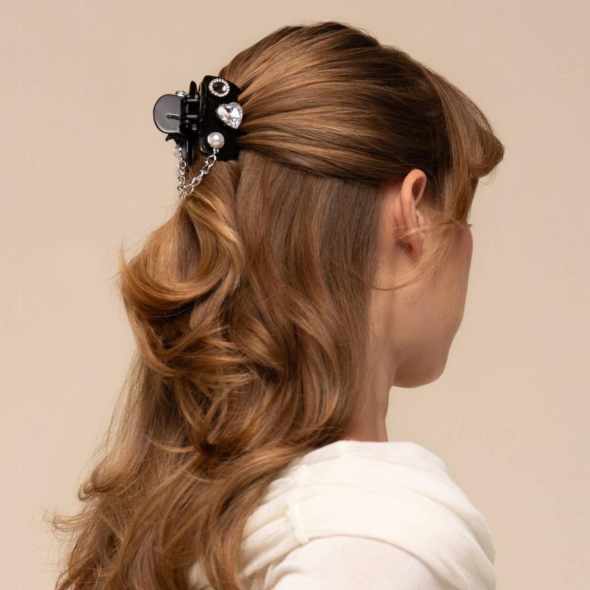 KitschPop™️ Cloud Clip 7pc Set Vintage- Black - The Mustard Seed Collection, The Seed