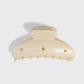 KitschPop™️Curved Claw Clip 7pc Set Vintage- Pearlized Cream - The Mustard Seed Collection, The Seed