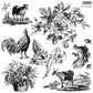 La Campagne 12x12 Decor Stamp