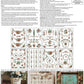 La Folie IOD Paint Inlay 12x16 Pad - The Mustard Seed Collection, The Seed