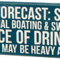 Lake Forecast Box Sign - The Mustard Seed Collection, The Seed