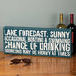 Lake Forecast Box Sign - The Mustard Seed Collection, The Seed