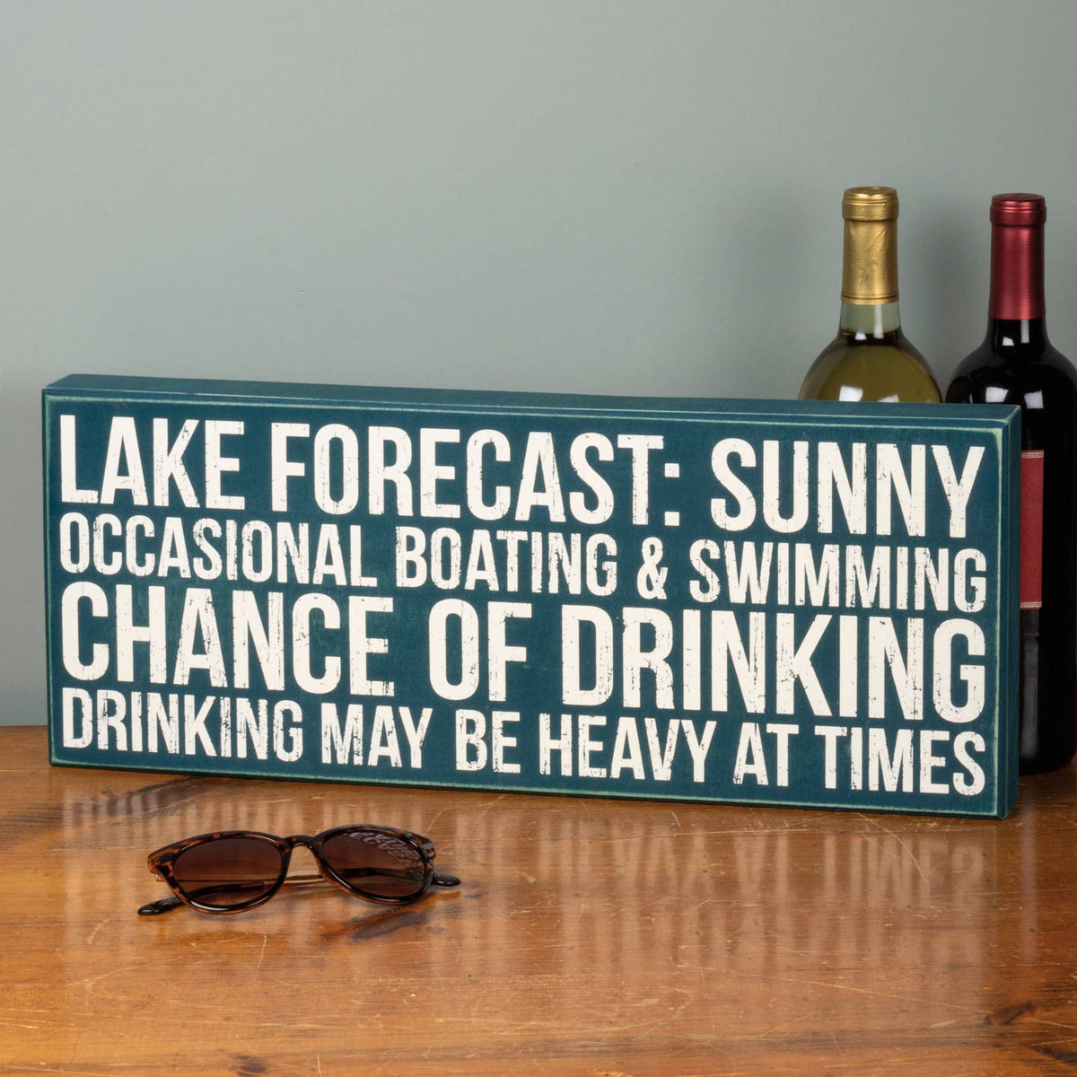 Lake Forecast Box Sign - The Mustard Seed Collection, The Seed