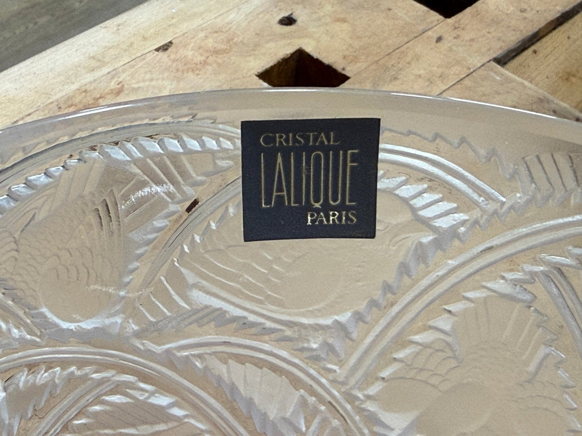 Lalique Crystal "Pinsons" Bowl - The Mustard Seed Collection, The Seed