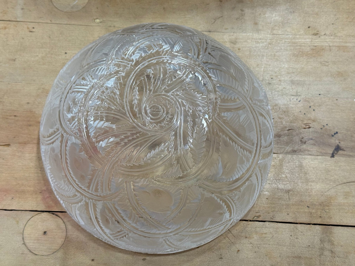 Lalique Crystal "Pinsons" Bowl - The Mustard Seed Collection, The Seed