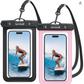 Lamicall Waterproof Phone Pouch, Water Proof Cell Phone Case | Beach & Cruise Essentials, Touch Screen, for iPhone 17 16 15 14 13 12 Pro Max Plus, for 7" with Case 