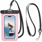 Lamicall Waterproof Phone Pouch, Water Proof Cell Phone Case | Beach & Cruise Essentials, Touch Screen, for iPhone 17 16 15 14 13 12 Pro Max Plus, for 7" with Case