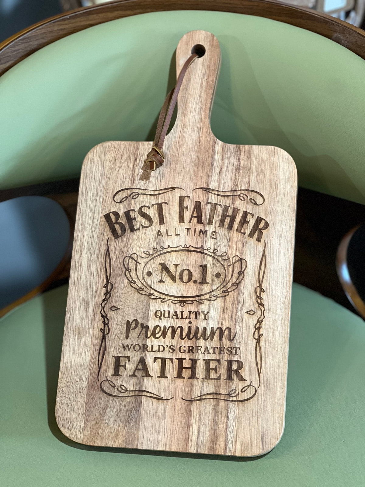Laser Engraved Acacia Cutting Board - The Mustard Seed Collection, The Seed