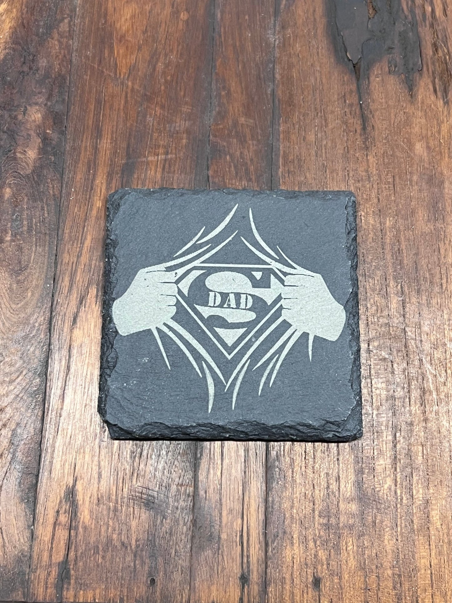Laser-Engraved Natural Slate Coaster - The Mustard Seed Collection, The Seed