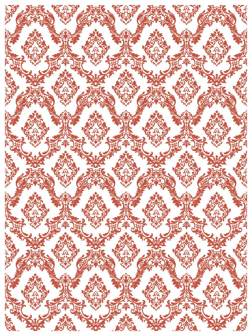 Lattice Rose IOD Paint Inlay 12x16 Pad