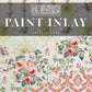 Lattice Rose IOD Paint Inlay 12x16 Pad - The Mustard Seed Collection, The Seed