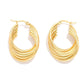 Layered Gold Hoop Earrings - The Mustard Seed Collection, The Seed
