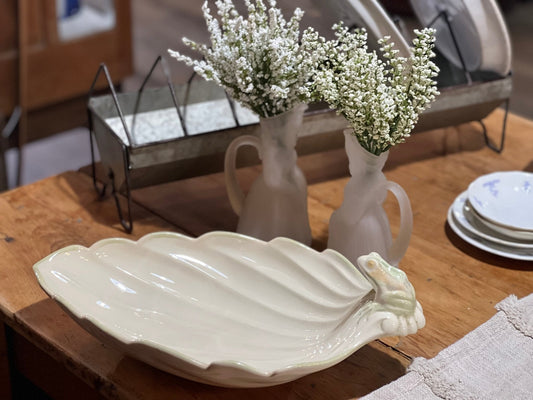 Lenox Garden Splendor Leaf Platter with Frog