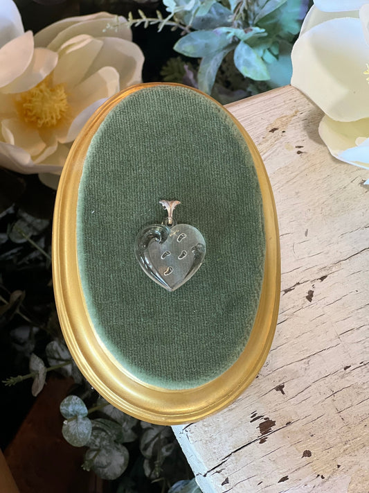 Lenox Heart with Footprints Pendant