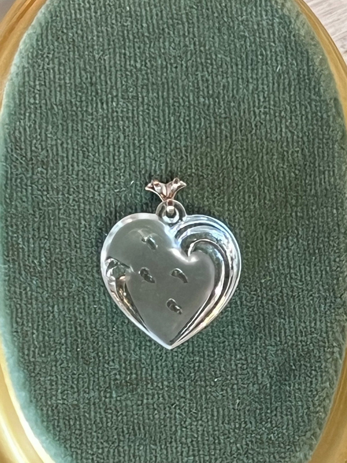 Lenox Heart with Footprints Pendant - The Mustard Seed Collection, The Seed