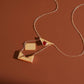 Letter 18K Gold Non-Tarnish Love Letter Heart Necklace: Yellow Gold - The Mustard Seed Collection, The Seed