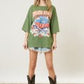Licensed Rolling Stones Graphic Oversized Tee - The Mustard Seed Collection, The Seed