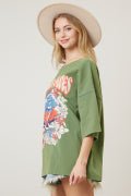 Licensed Rolling Stones Graphic Oversized Tee - The Mustard Seed Collection, The Seed