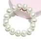 Lightweight Brass Textured Ball Stretch Bracelet: MAT SILVER / ONE SIZE - The Mustard Seed Collection, The Seed