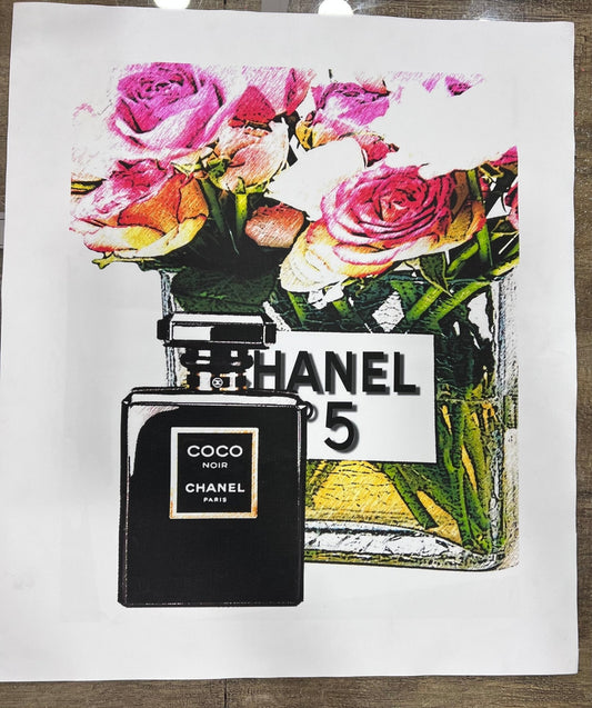 Linen/Canvas Perfume Wall Art Coco Chanel - The Mustard Seed Collection, The Seed