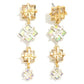Linked Christmas Present Drop Earrings - The Mustard Seed Collection, The Seed