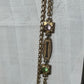 Long Vintage Necklace with Pastel Stones