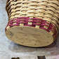 Longaberger 2002 May Series Geranium Basket with a Fabric & Plastic Liner 