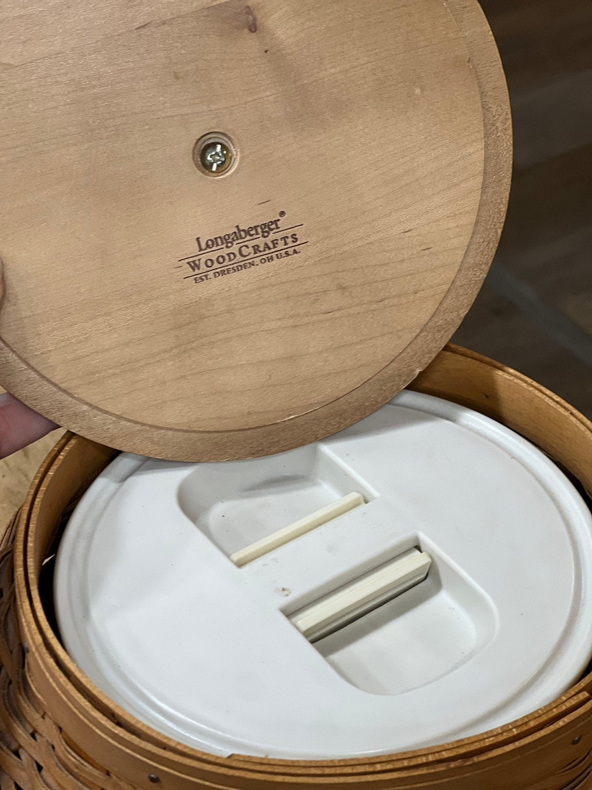Longaberger Beehive Cookie Jar 