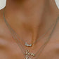 LOVE 18K Gold Non-Tarnish Love Letter Necklace: Amour-Gold - The Mustard Seed Collection, The Seed