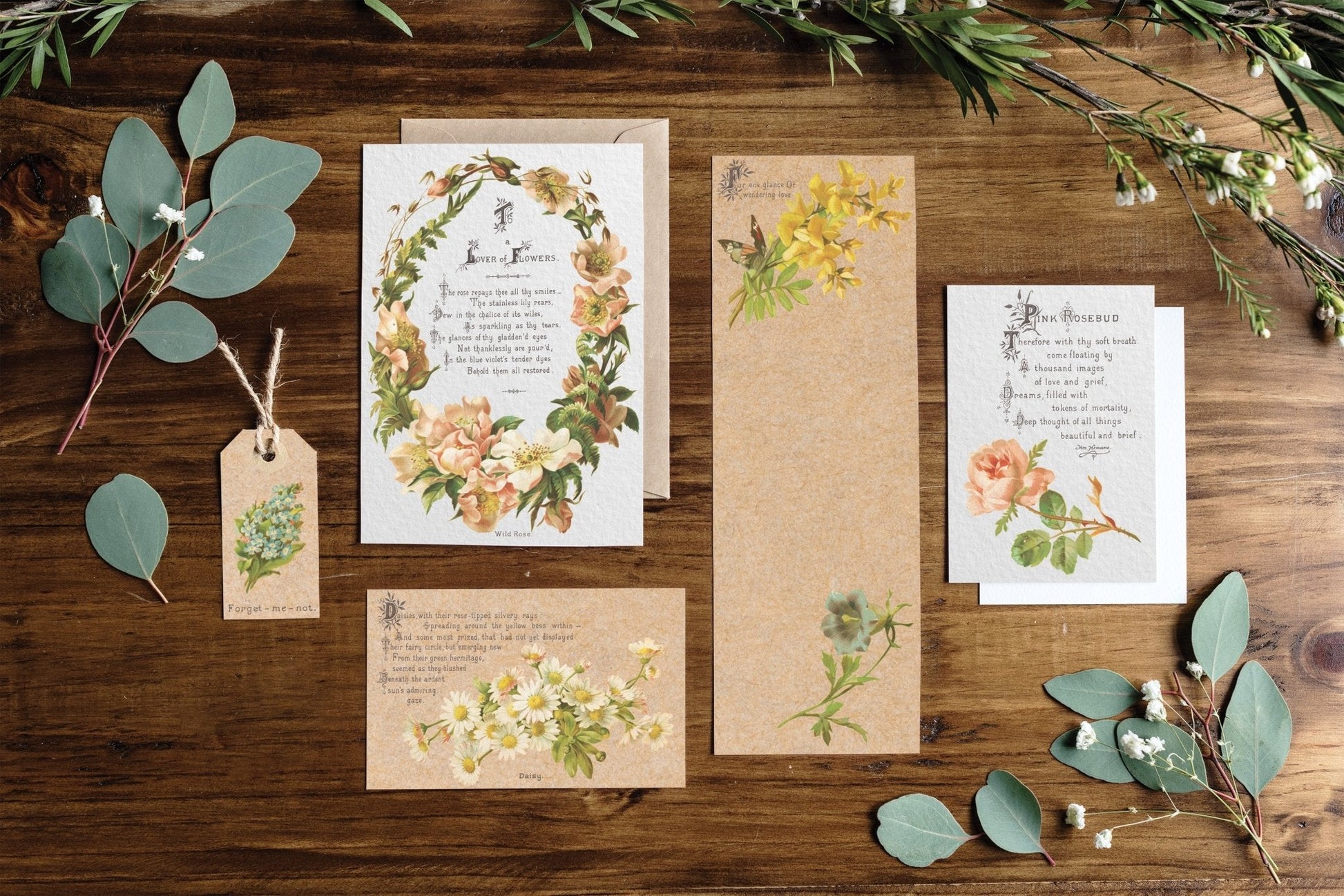 Lover of Flowers IOD Transfer 8x12 Pad - The Mustard Seed Collection, The Seed