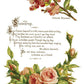 Lover of Flowers IOD Transfer 8x12 Pad - The Mustard Seed Collection, The Seed