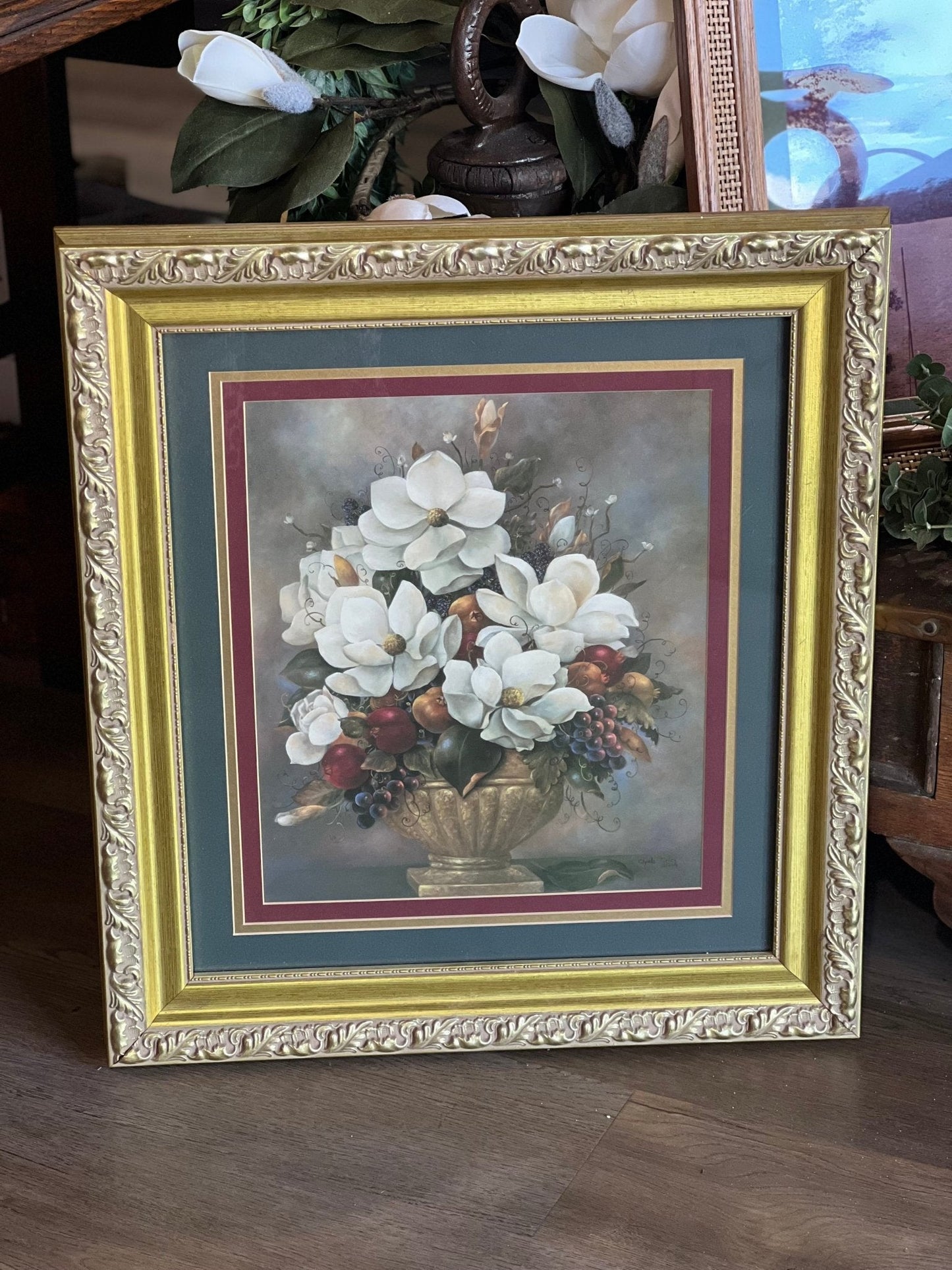 Magnolia Framed Print by Glynda Turley - The Mustard Seed Collection, The Seed