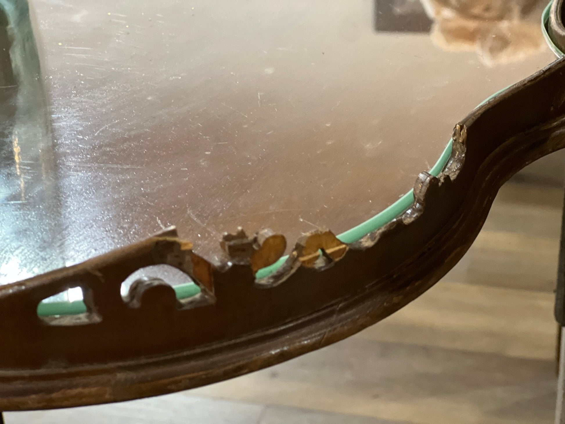 Mahogany Tea Table - The Mustard Seed Collection, The Seed
