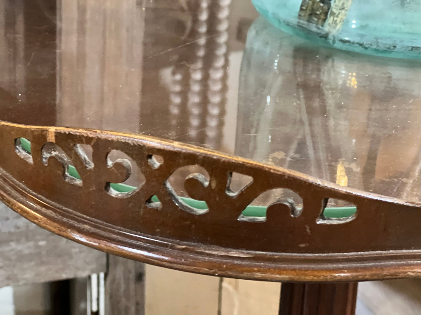 Mahogany Tea Table - The Mustard Seed Collection, The Seed