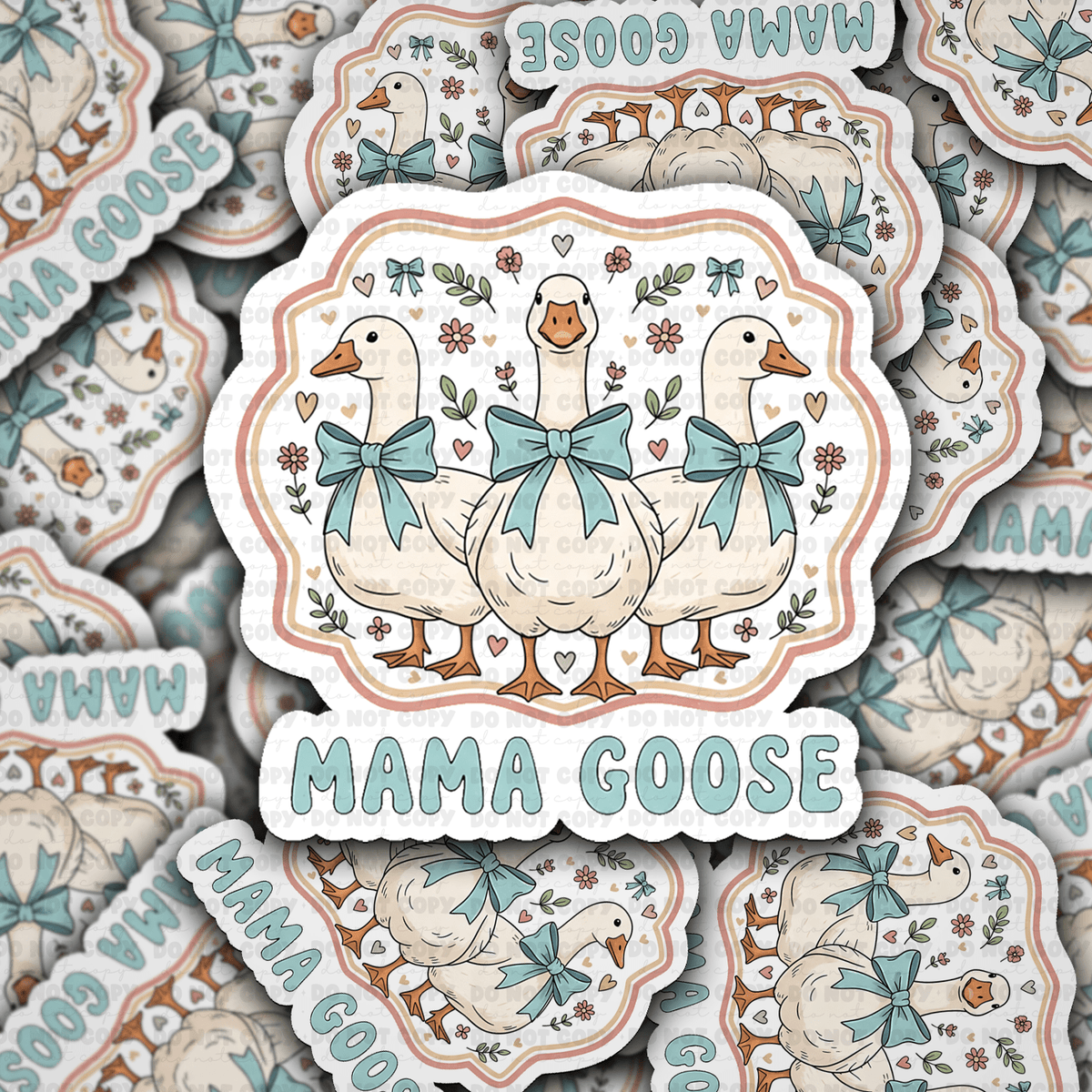 Mama goose sticker - The Mustard Seed Collection, The Seed