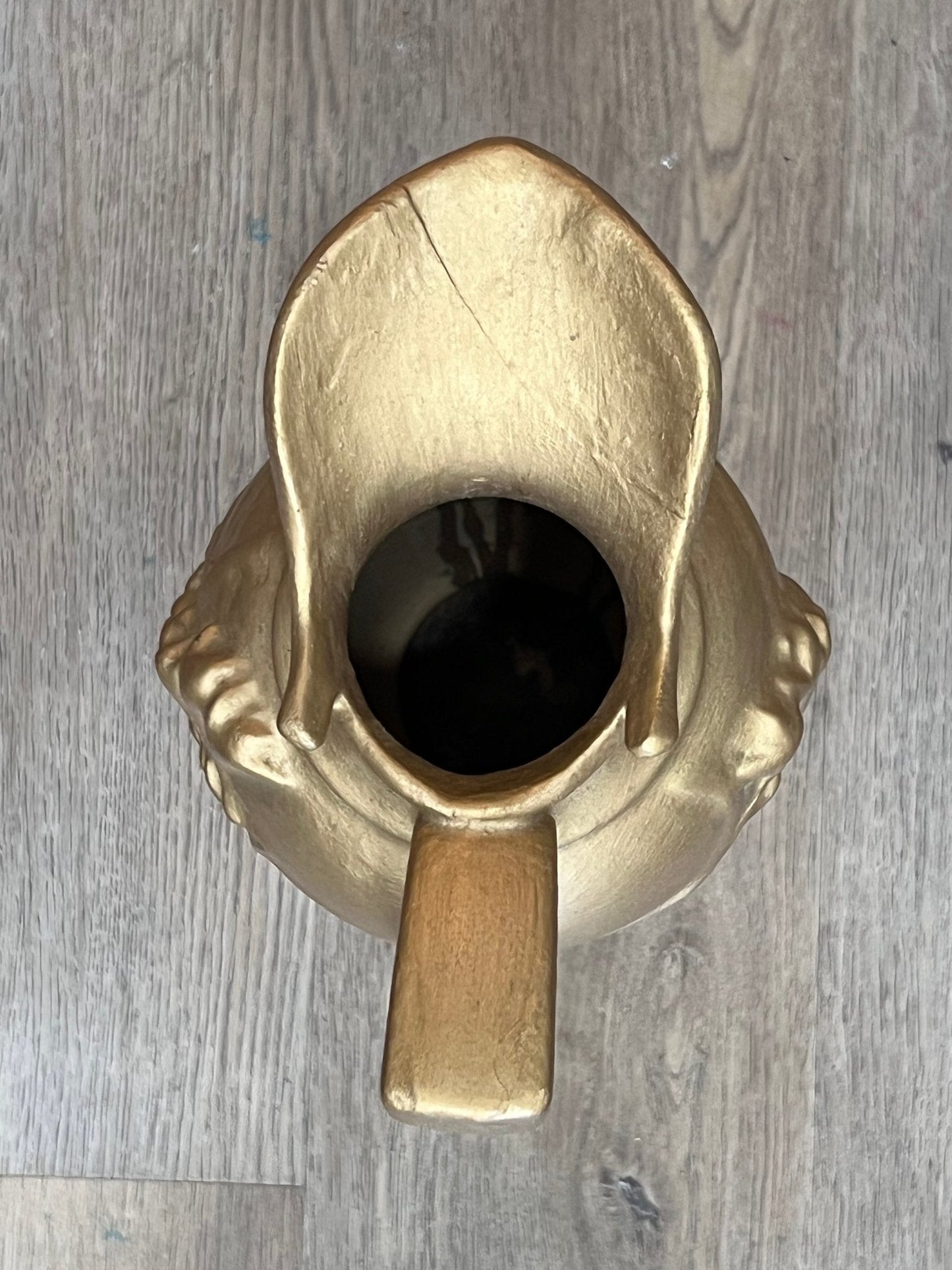 Matte Metallic Gold Pitcher 