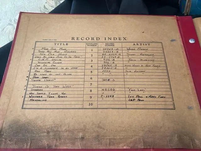 MCM Record Album of 78 Records (16 Records) - The Mustard Seed Collection, The Seed