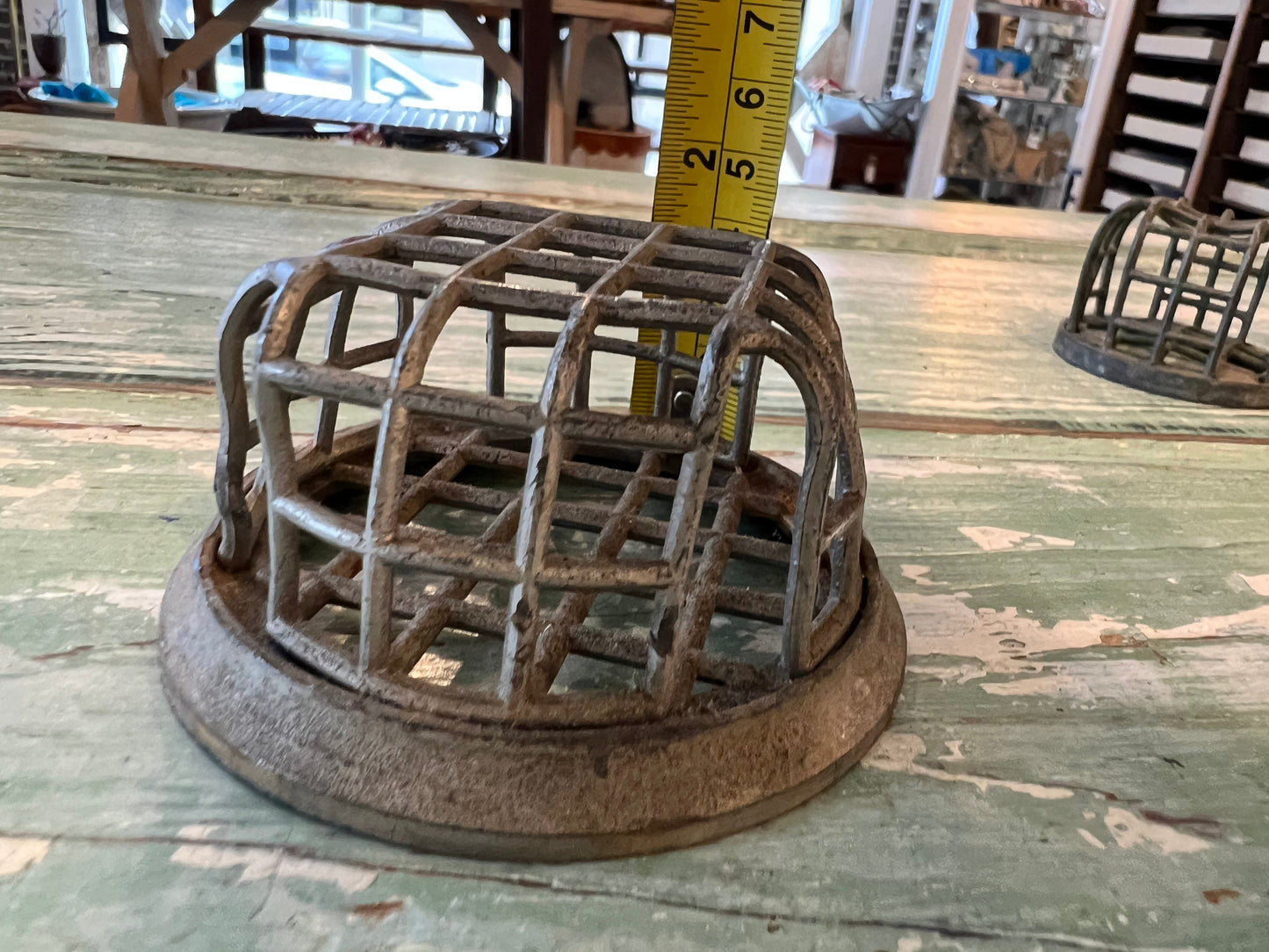 Medium Vintage Metal Flower Frog