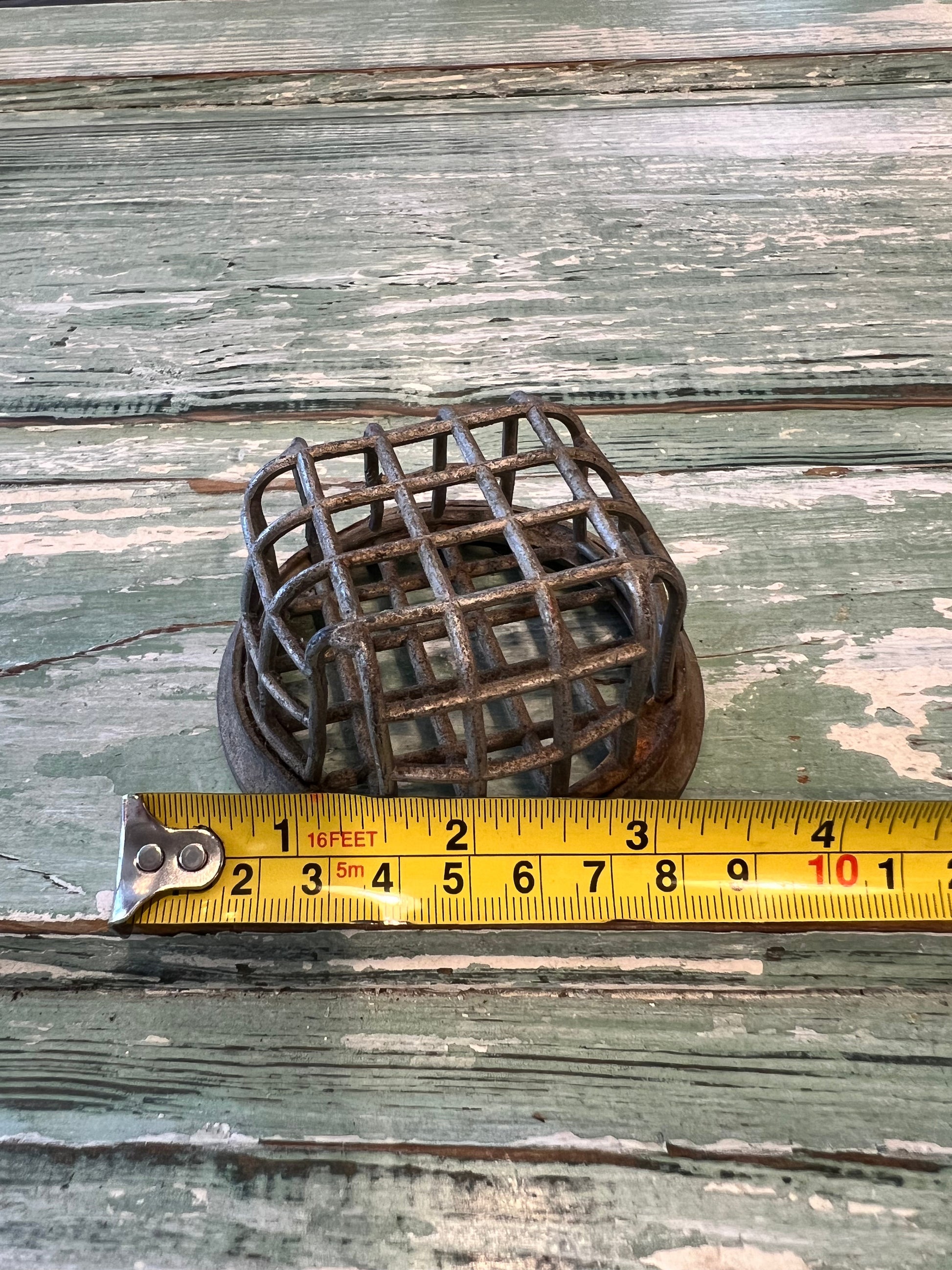 Medium Vintage Metal Flower Frog