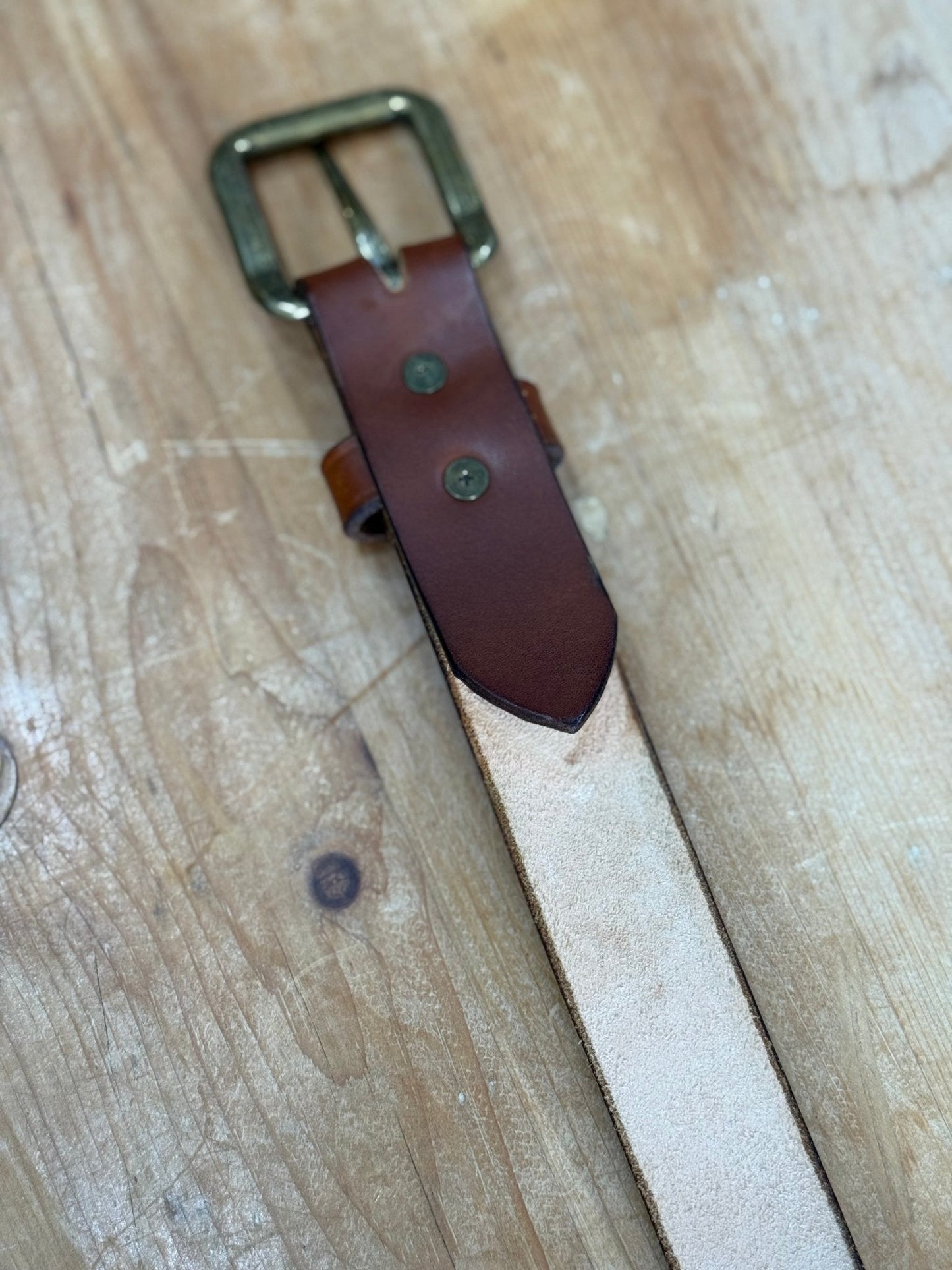 Men's Leather Belt - The Mustard Seed Collection, The Seed